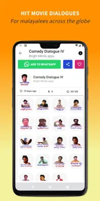 Malayalam Stickers android App screenshot 12