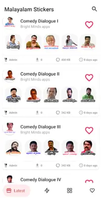 Malayalam Stickers android App screenshot 3